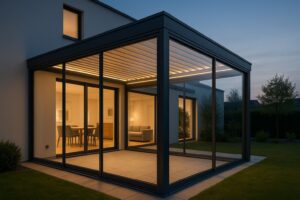veranda bioclimatica moderna